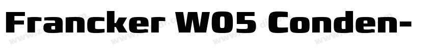Francker W05 Conden字体转换